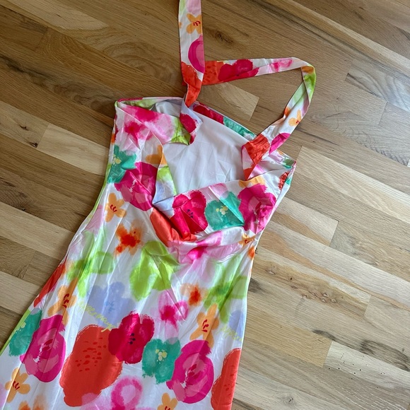 Peppermayo No Service Satin Maxi Dress - Blurred Blossom - Picture 8 of 9